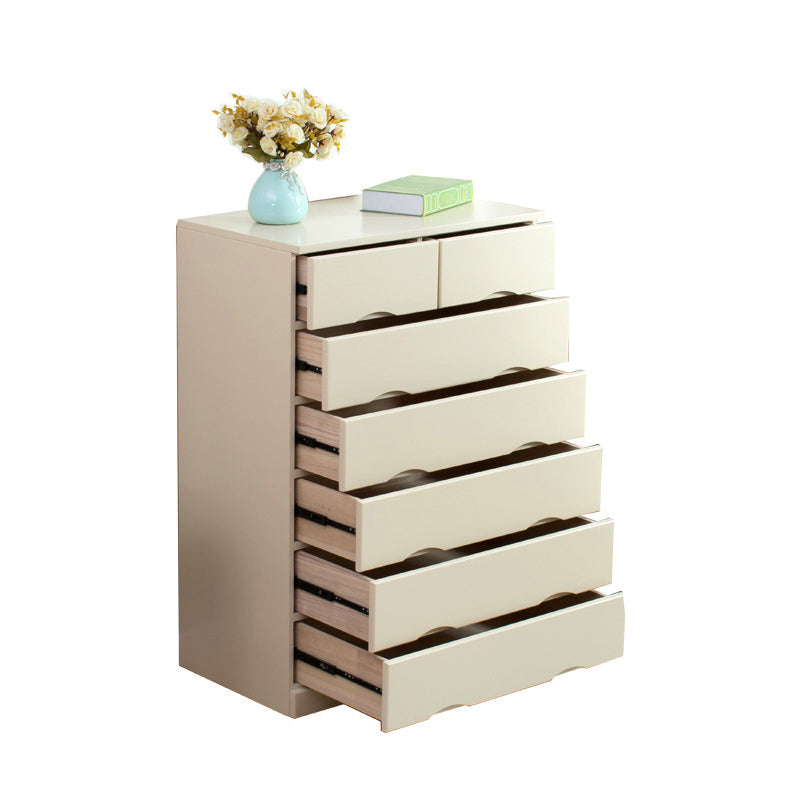 Comò combinato orizzontale in legno con cassettiera contemporanea con cassetto