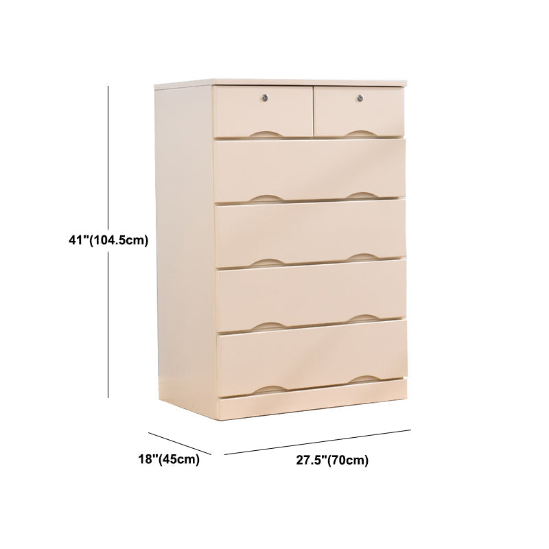 Comò combinato orizzontale in legno con cassettiera contemporanea con cassetto