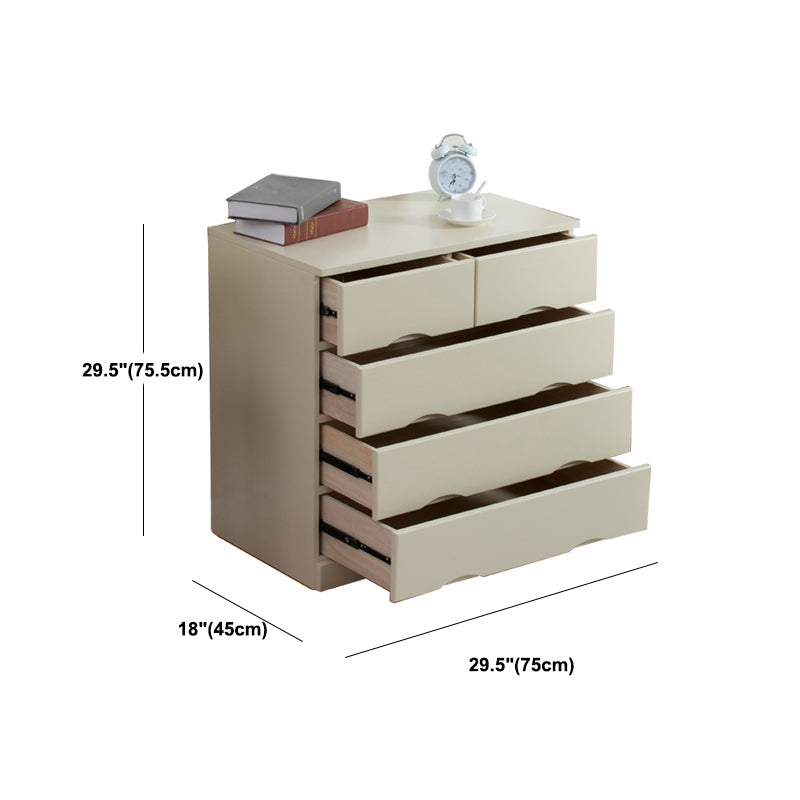 Comò combinato orizzontale in legno con cassettiera contemporanea con cassetto