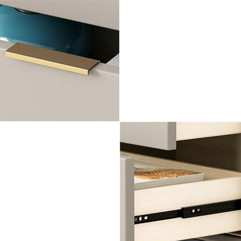 Glam cassapanca verticale da 40,6 cm, larga, in pietra, per camera da letto, con cassetti