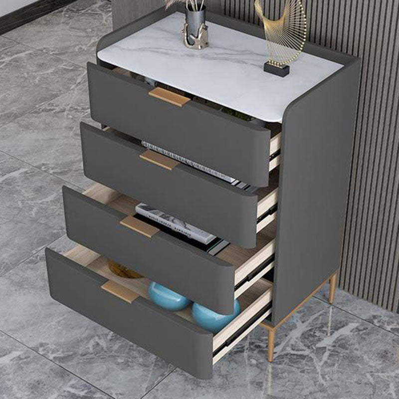 Glam cassapanca verticale da 40,6 cm, larga, in pietra, per camera da letto, con cassetti
