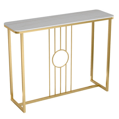 Tabla de acento de consola contemporánea Tabla de sofá de acabado antiguo