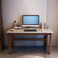 Contemporary Office Desk Wooden Rectangular Secretary Desk with Parsons
