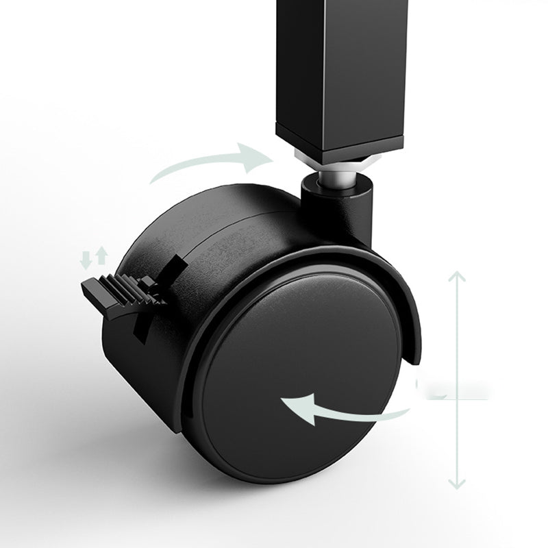 モダンな木製コンピューターデスク調整可能な長方形のオフィスデスク