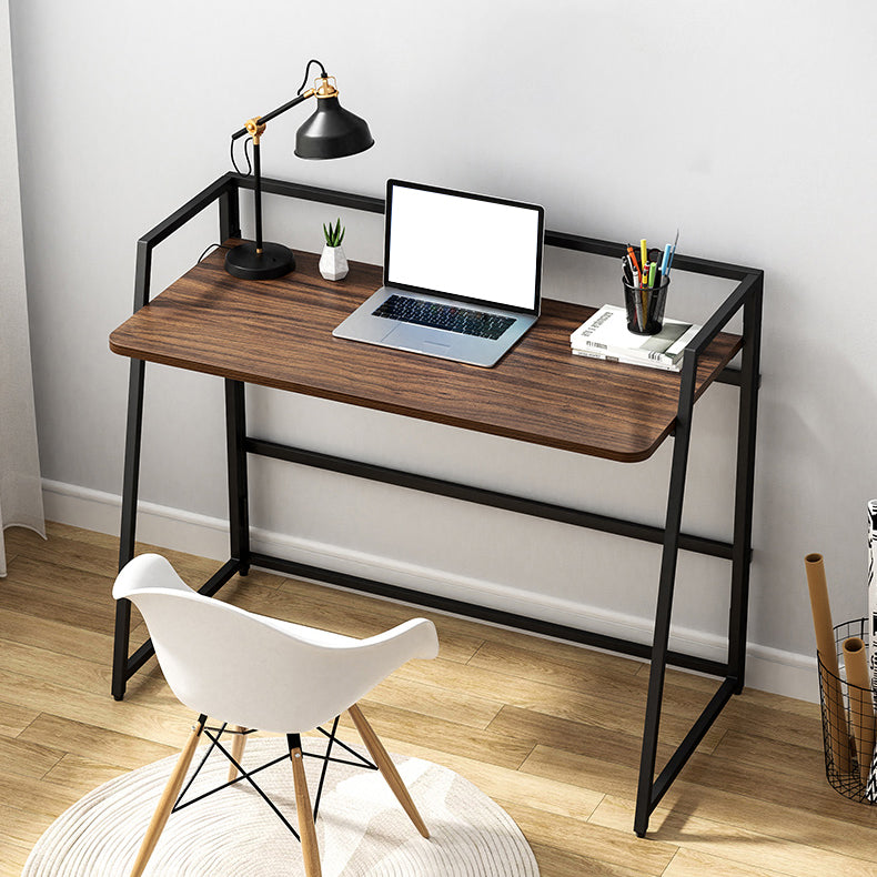 21" Wide Contemporary Writing Desk Folding Wooden Office Desk Clearhalo 'furn' 'furn_office_desk' 'Furniture' 'Office Desks' 'Office Furniture' 'office_desk' 6334863