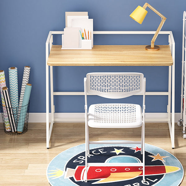 21" Wide Contemporary Writing Desk Folding Wooden Office Desk Clearhalo 'furn' 'furn_office_desk' 'Furniture' 'Office Desks' 'Office Furniture' 'office_desk' 6334872