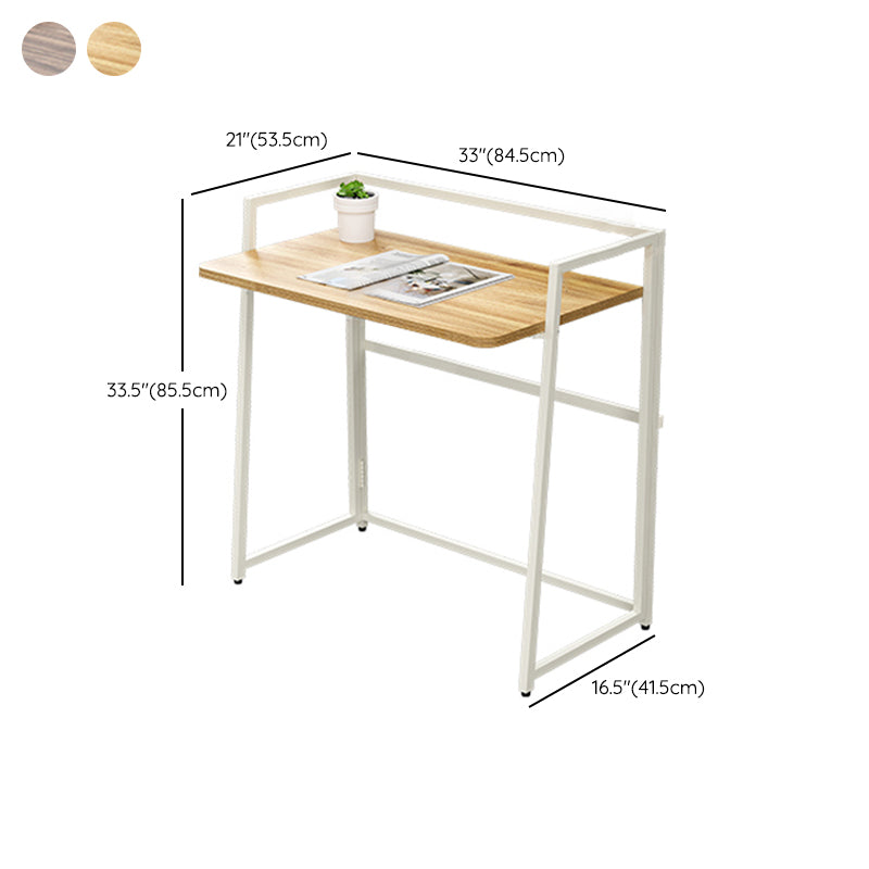 21" Wide Contemporary Writing Desk Folding Wooden Office Desk Clearhalo 'furn' 'furn_office_desk' 'Furniture' 'Office Desks' 'Office Furniture' 'office_desk' 6334877