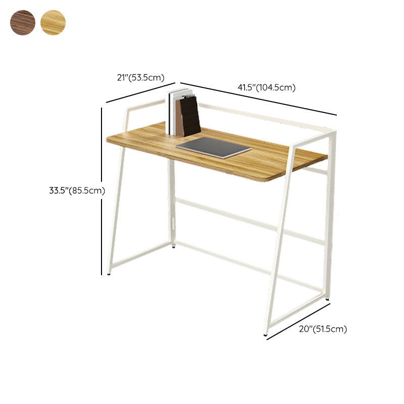 21" Wide Contemporary Writing Desk Folding Wooden Office Desk Clearhalo 'furn' 'furn_office_desk' 'Furniture' 'Office Desks' 'Office Furniture' 'office_desk' 6334878