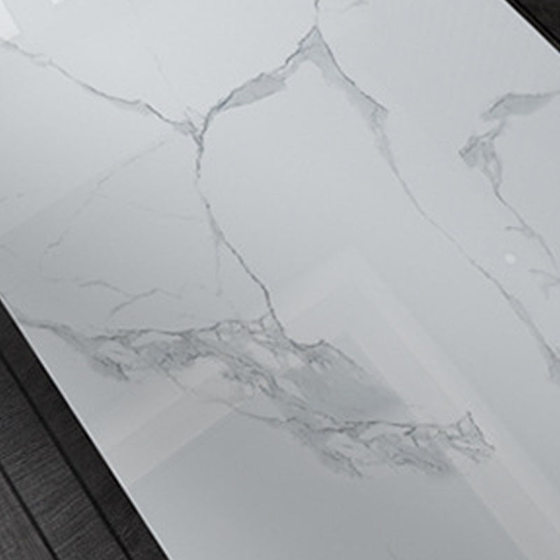 Contemporary White Office Desk with Metal Legs Marble Writing Desk Clearhalo 'furn' 'furn_office_desk' 'Furniture' 'Office Desks' 'Office Furniture' 'office_desk' 6334945