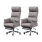 Contemporary Adjustable Faux Leather Chair Executive High Back Swivel Chair 2 Piece Set Clearhalo 'furn' 'furn_office_chair' 'Furniture' 'Office Chairs' 'Office Furniture' 'office_chair' 6335005