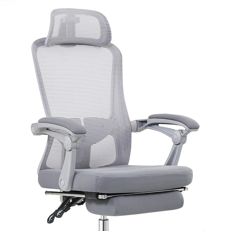 Hedendaags kantelmechanisme Microvezelstoel Bureau High Back Swivel stoel