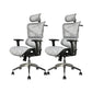 Modern Ergonomic Mesh Task Chair High Back Adjustable Arms Swivel Chair Grey 2 Piece Set Clearhalo 'furn' 'furn_office_chair' 'Furniture' 'Office Chairs' 'Office Furniture' 'office_chair' 6335068