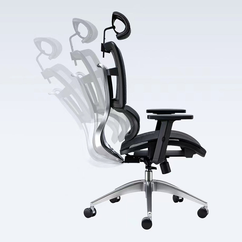 Modern Ergonomic Mesh Task Chair High Back Adjustable Arms Swivel Chair Clearhalo 'furn' 'furn_office_chair' 'Furniture' 'Office Chairs' 'Office Furniture' 'office_chair' 6335077