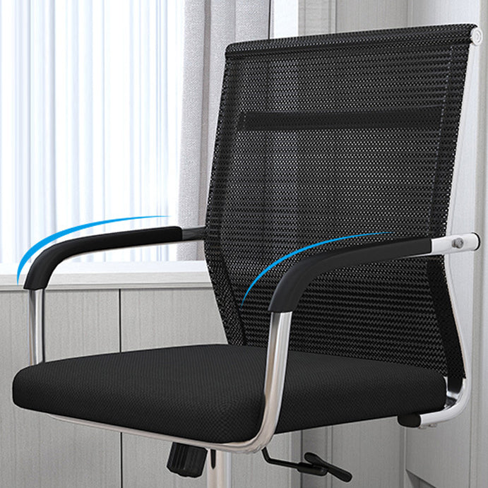19"W Modern Desk Chair Breathable AirGrid Fixed Arms Office Chair Clearhalo 'furn' 'furn_office_chair' 'Furniture' 'Office Chairs' 'Office Furniture' 'office_chair' 6335109