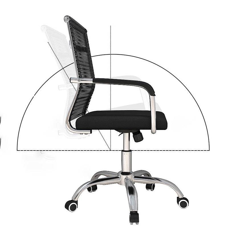 19"W Modern Desk Chair Breathable AirGrid Fixed Arms Office Chair Clearhalo 'furn' 'furn_office_chair' 'Furniture' 'Office Chairs' 'Office Furniture' 'office_chair' 6335118