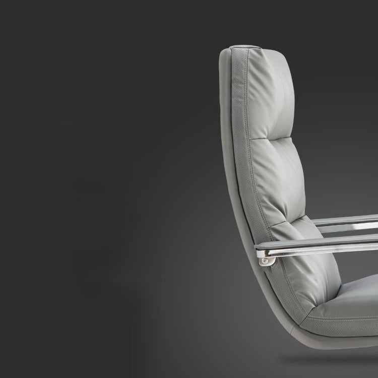 Modern Desk Chair Leather Ergonomic Computer Chair High-Back Chair with Wheels Clearhalo 'furn' 'furn_office_chair' 'Furniture' 'Office Chairs' 'Office Furniture' 'office_chair' 6335132