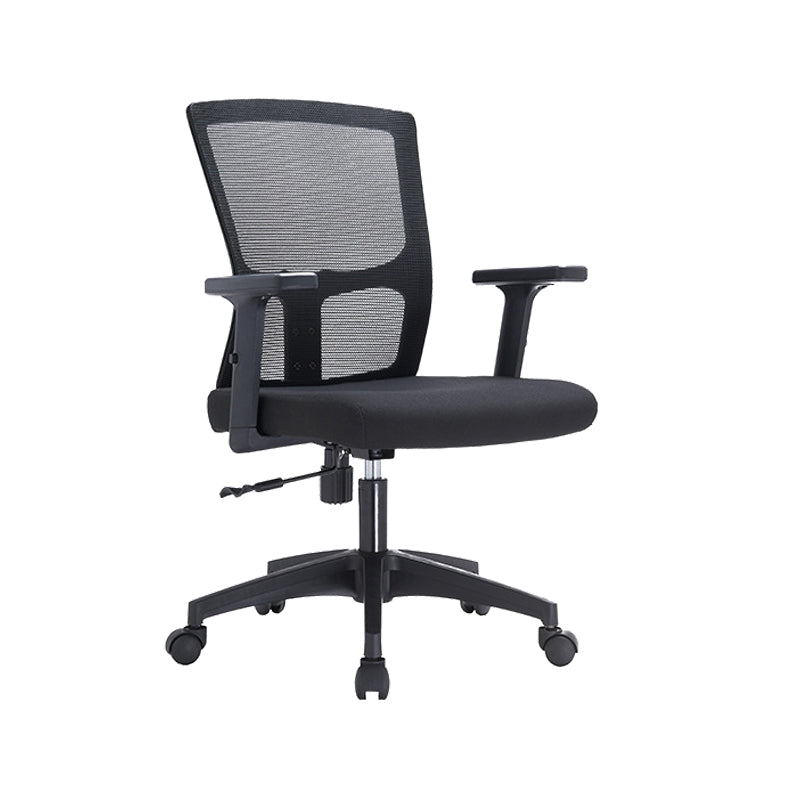 23" silla de oficina moderna respirable del negro de AirGrid de la silla de escritorio ancha
