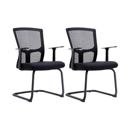 23" silla de oficina moderna respirable del negro de AirGrid de la silla de escritorio ancha