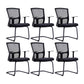 23" silla de oficina moderna respirable del negro de AirGrid de la silla de escritorio ancha