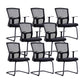 23" silla de oficina moderna respirable del negro de AirGrid de la silla de escritorio ancha