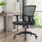 23" silla de oficina moderna respirable del negro de AirGrid de la silla de escritorio ancha