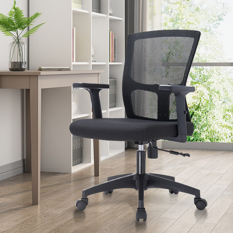 23" silla de oficina moderna respirable del negro de AirGrid de la silla de escritorio ancha