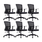 23" silla de oficina moderna respirable del negro de AirGrid de la silla de escritorio ancha