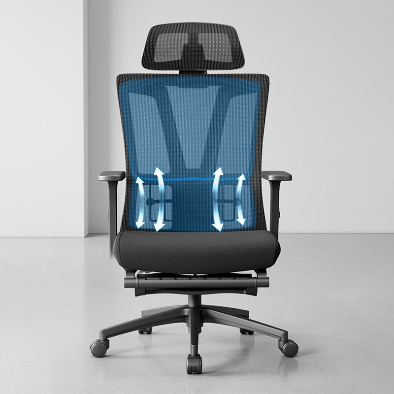 Modern High Back Swivel Chair Office Adjustable Arms Ergonomic Mesh Task Chair Clearhalo 'furn' 'furn_office_chair' 'Furniture' 'Office Chairs' 'Office Furniture' 'office_chair' 6335197