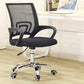 Mid Back Swivel Lumbar Support Desk Chair Breathable AirGrid Office Chair 1 Piece Black Clearhalo 'furn' 'furn_office_chair' 'Furniture' 'Office Chairs' 'Office Furniture' 'office_chair' 6335220