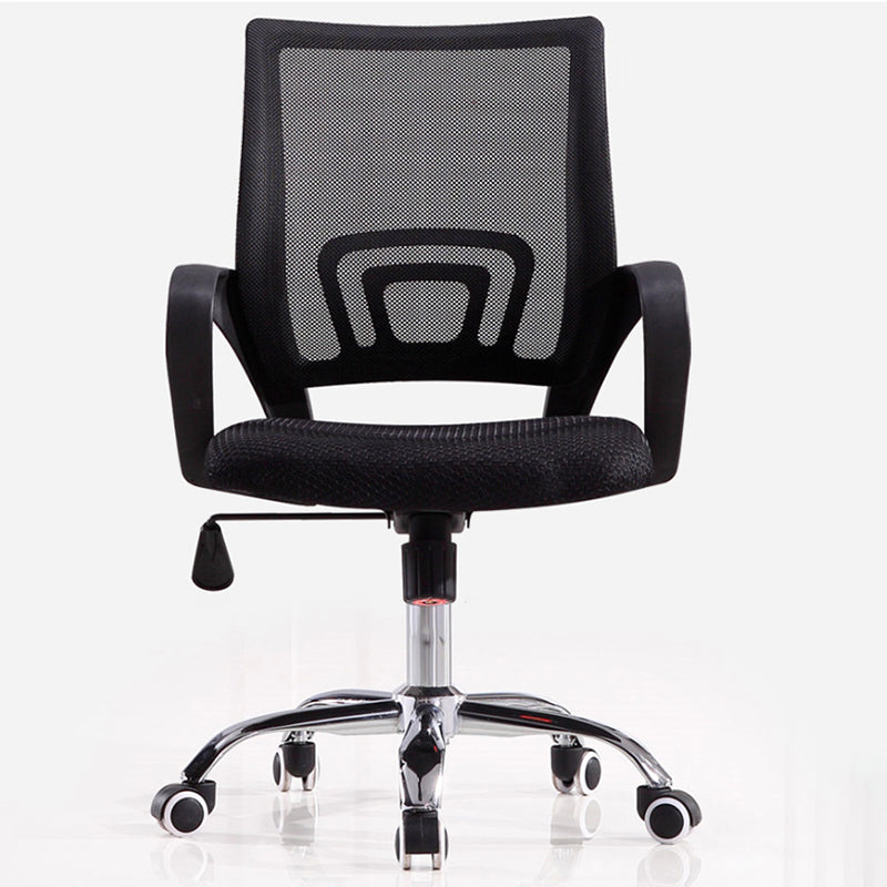 Mid Back Swivel Lumbar Support Desk Chair Breathable AirGrid Office Chair Clearhalo 'furn' 'furn_office_chair' 'Furniture' 'Office Chairs' 'Office Furniture' 'office_chair' 6335232