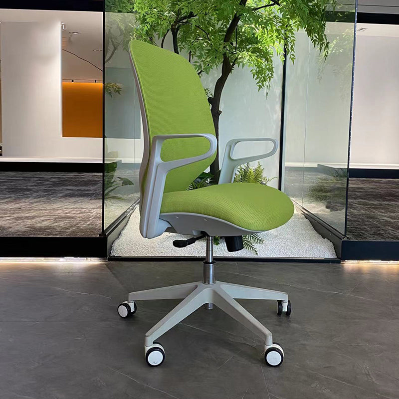 Contemporary Adjustable Microfiber Swivel Chair Conference High Back Office Chair Clearhalo 'furn' 'furn_office_chair' 'Furniture' 'Office Chairs' 'Office Furniture' 'office_chair' 6335250