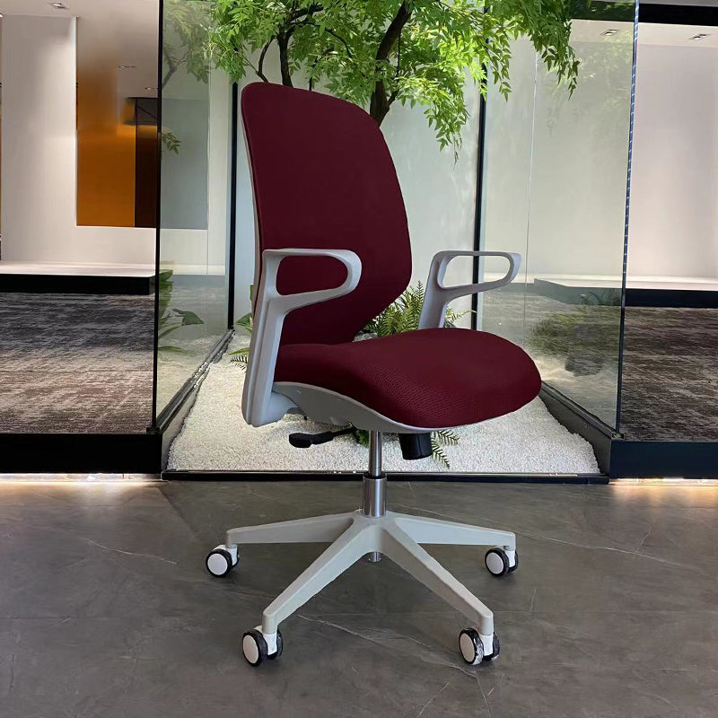 Contemporary Adjustable Microfiber Swivel Chair Conference High Back Office Chair Clearhalo 'furn' 'furn_office_chair' 'Furniture' 'Office Chairs' 'Office Furniture' 'office_chair' 6335268