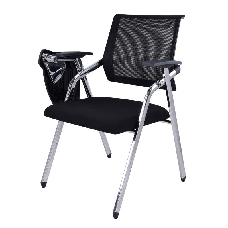 No Distressing Contemporary Guest Chair Microfiber Back Conference Chair 1 Piece Casters Not Included Silver Clearhalo 'furn' 'furn_office_chair' 'Furniture' 'Office Chairs' 'Office Furniture' 'office_chair' 6335295