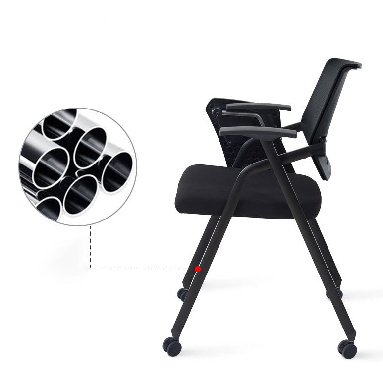 No Distressing Contemporary Guest Chair Microfiber Back Conference Chair Clearhalo 'furn' 'furn_office_chair' 'Furniture' 'Office Chairs' 'Office Furniture' 'office_chair' 6335296
