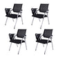 No Distressing Contemporary Guest Chair Microfiber Back Conference Chair 4 Piece Set Casters Not Included Silver Clearhalo 'furn' 'furn_office_chair' 'Furniture' 'Office Chairs' 'Office Furniture' 'office_chair' 6335298