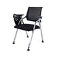 No Distressing Contemporary Guest Chair Microfiber Back Conference Chair 1 Piece Casters Included Silver Clearhalo 'furn' 'furn_office_chair' 'Furniture' 'Office Chairs' 'Office Furniture' 'office_chair' 6335301