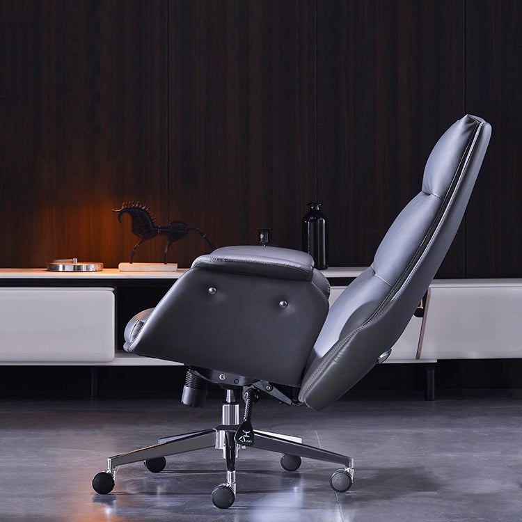 Office High Back Managers Chair Modern Armless Upholstered Executive Chair Clearhalo 'furn' 'furn_office_chair' 'Furniture' 'Office Chairs' 'Office Furniture' 'office_chair' 6335310