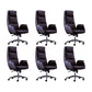 Office High Back Managers Chair Modern Armless Upholstered Executive Chair Coffee 6 Piece Set Clearhalo 'furn' 'furn_office_chair' 'Furniture' 'Office Chairs' 'Office Furniture' 'office_chair' 6335312