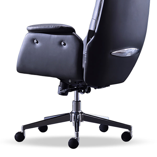 Office High Back Managers Chair Modern Armless Upholstered Executive Chair Clearhalo 'furn' 'furn_office_chair' 'Furniture' 'Office Chairs' 'Office Furniture' 'office_chair' 6335322