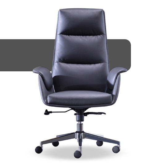 Office High Back Managers Chair Modern Armless Upholstered Executive Chair Clearhalo 'furn' 'furn_office_chair' 'Furniture' 'Office Chairs' 'Office Furniture' 'office_chair' 6335324