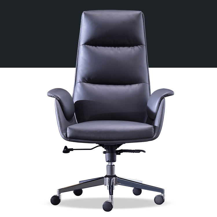 Office High Back Managers Chair Modern Armless Upholstered Executive Chair Clearhalo 'furn' 'furn_office_chair' 'Furniture' 'Office Chairs' 'Office Furniture' 'office_chair' 6335325