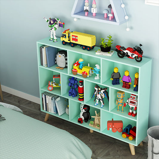 Modern Engineered Wood Standard Bookshelf Closed Back Bookcase with Shelves
