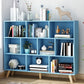 Modern Engineered Wood Standard Bookshelf Closed Back Bookcase with Shelves