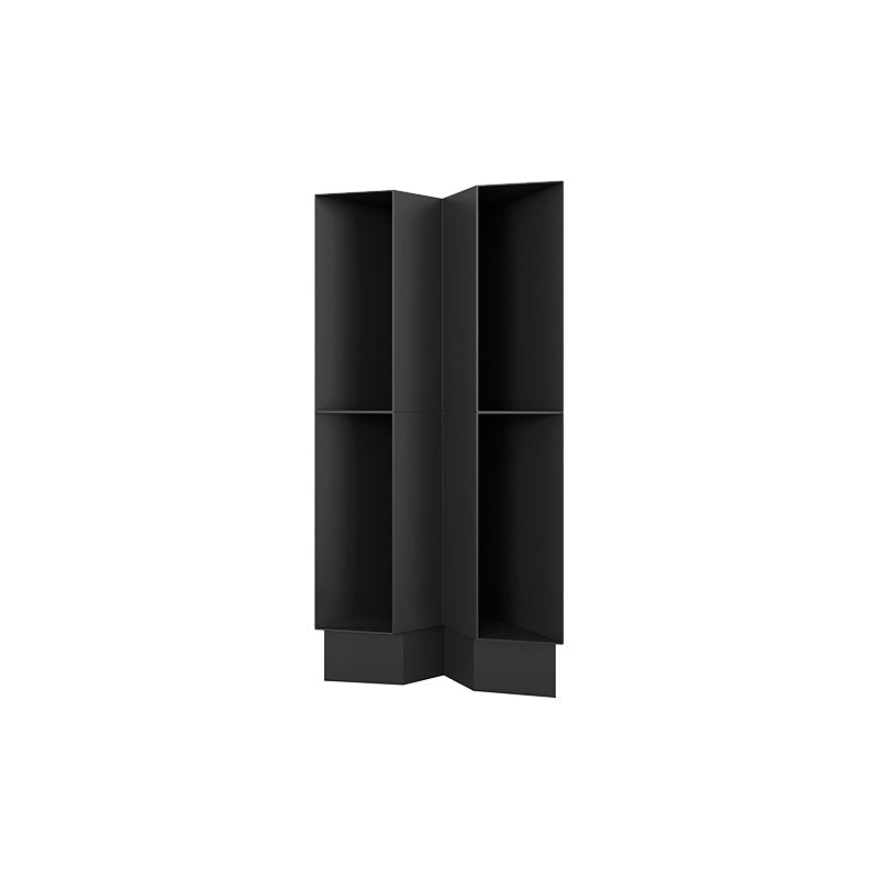 Urban Metal Bookshelf Closed Back Vertical Bookcase for Living Room