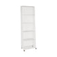 Urban Closed Back Bookshelf Metal Vertical Bookcase for Living Room