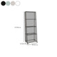 Urban Closed Back Bookshelf Metal Vertical Bookcase for Living Room