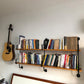 Modern Wall Mounted Bookcase Wood Natural Bookshelf with Shelves