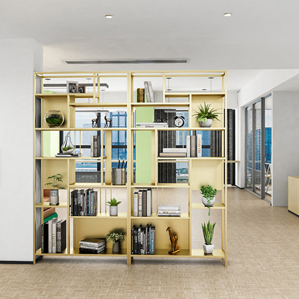 Étagères étagères à étagère d'Etagere en métal ouvert comprenant la bibliothèque pour la chambre à coucher