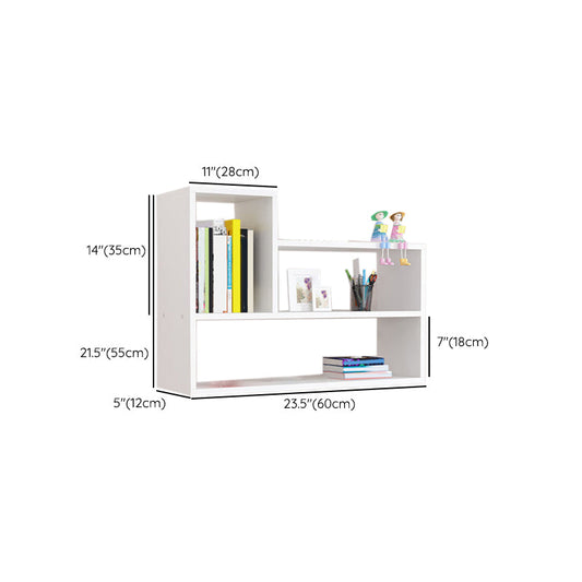 Modern Engineered Wood Bookcase Floating Wall Mounted Bookshelf Clearhalo 'Bookcases' 'furn' 'furn_bookcases' 'Furniture' 'Office Furniture' 6335571