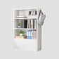 Contemporary Wood Bookshelf Standard Shelf Bookcase for Home Office